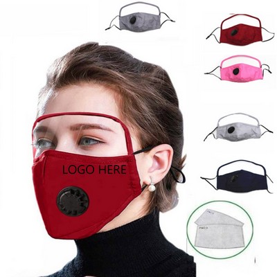 Reusable Cotton Face Mask Eye Shields