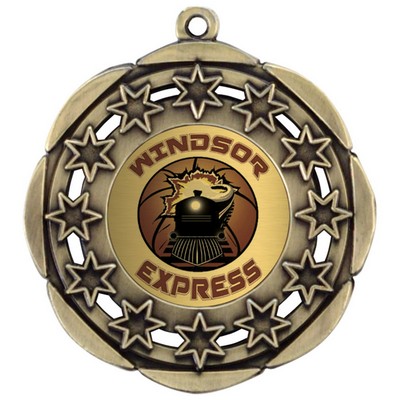 All-Star Medal - Holder Medal - Antique Bronze, 17/"
