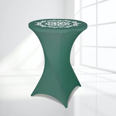 3FT Stretch Spandex Round Cocktail Table Cover