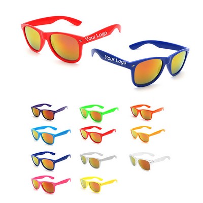 Fashion Eyewear Retro Classic Style Pure Color Sunglasses