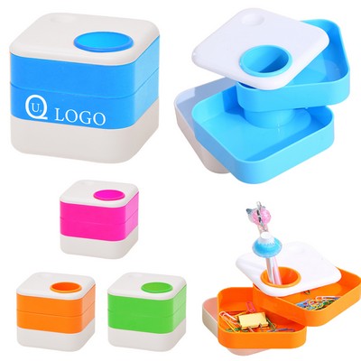 Multifunction Plastic Pen Holder