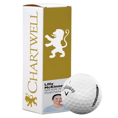 Callaway® Super Soft Golf Ball in Custom Three Ball Sleeve