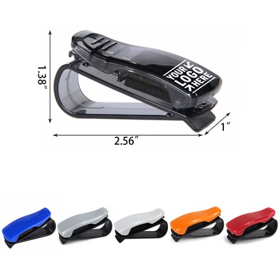 Sunglasses Ticket Receipt Card Clip