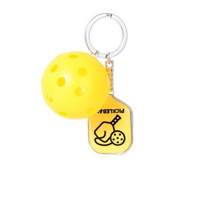 Pickleball Keychain Set - Paddle and Ball