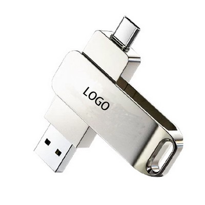 32 Gb 2 In 1 Type-C And Usb Flash Driver