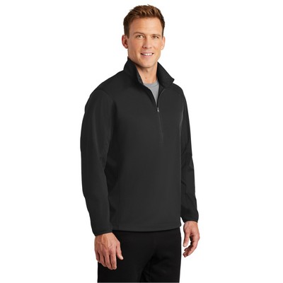 Port Authority Active 1/2-Zip Soft Shell Jacket.