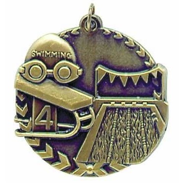 Medal, "Swimming" - 1-3/4" Millennium STM
