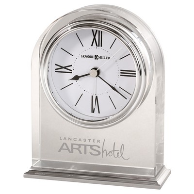 Optica Crystal Arched Table Clock