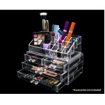 4 Drawer Acrylic Cosmetic & Jewelry Storage Organizer
