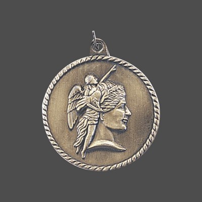 2" Silver Achievement High Relief Medal