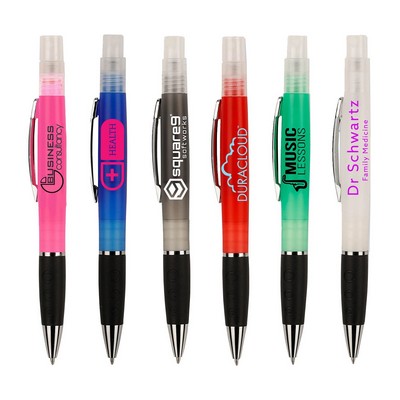 Frosted 2-in-1 Sanitizer & Pen Combo