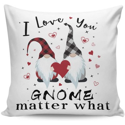 Short Plush Canvas Pillow Case (16"x16")