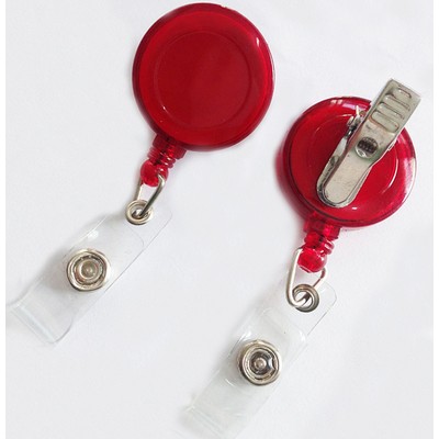 Clip Retractable Badge Holder