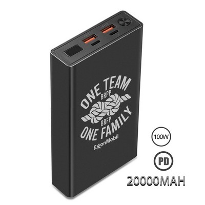 Donnells PD 100W Laptop Charger 2000mAh Power Bank-20000mAh