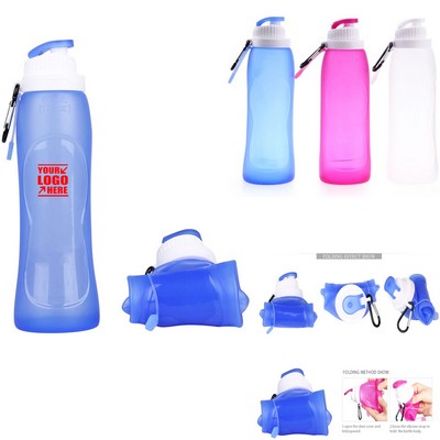 17 oz Silicone Foldable Bottle