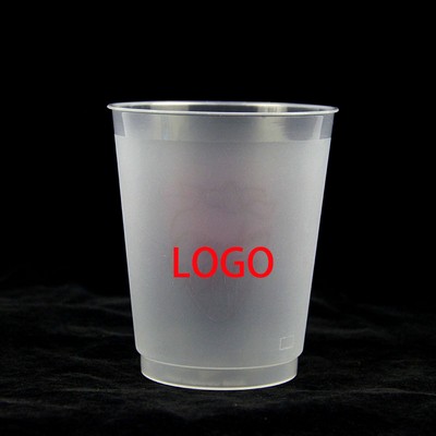 12 Oz. Custom Clear Frosted Food Grade Plastic Cup