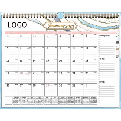 2025-2026 Yearly Wall Calendar 18 Month
