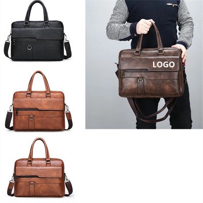 Genuine Leather Business Briefcase