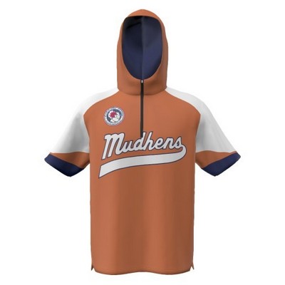 Mist Short Sleeve Hooded Cage Jacket