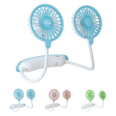 Portable Usb Rechargeable Neck Fan