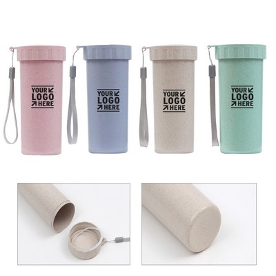 14 Oz Wheat Straw Water Bottle