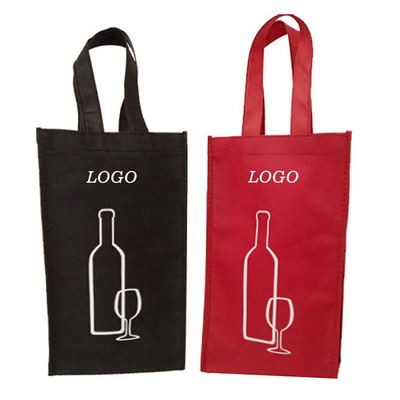 Non Woven 2-Bottle Wine Bag