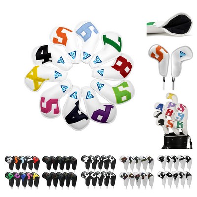 10 Pack Golf Head Covers Set