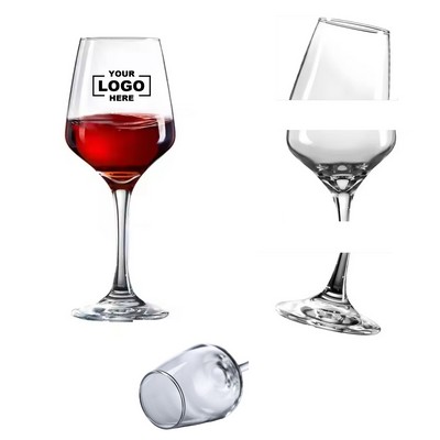 12oz Glass Wineglass with Transparent Design