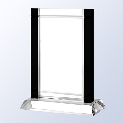 Black Deco Optical Crystal Award