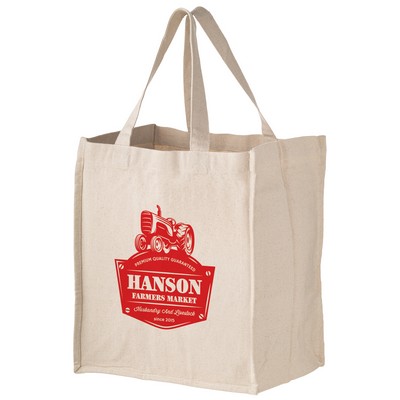 Cotton Canvas 4 Sewn In Fold Away Bottle Holders