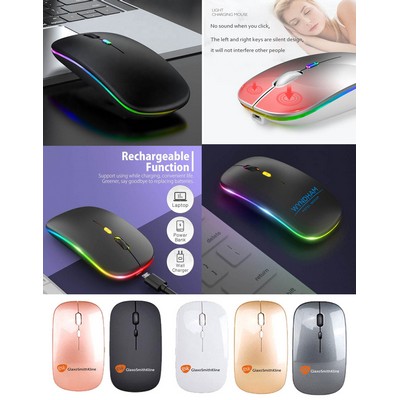 Promotek iBank® LED Wireless Mouse with Built-in rechargeable battery