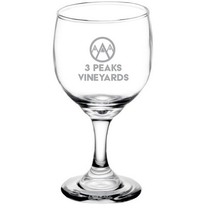 Deep Etched or Laser Engraved Libbey® 3764 Embassy 8.5 oz. Red Wine Glass