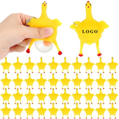 Keychain Laying Egg Chicken Toys