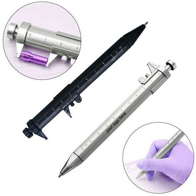 3-in-1 Sliding Calliper Ruler Ballpoint Pen