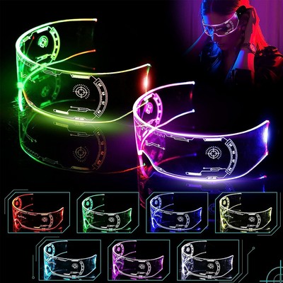 Luminous Cosplay Lightup Goggles Costume LED Glasses