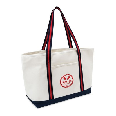 Commander Cotton Canvas Tote Bag - 24"x14.17"x6.7"