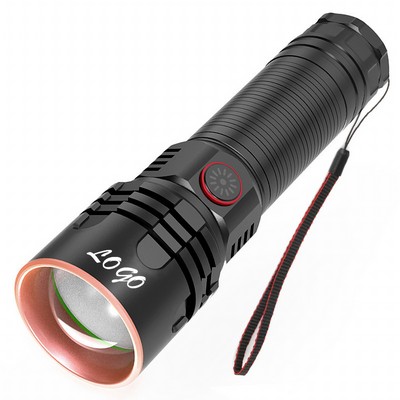 Outdoor Portable Super Bright Strong Light Rechargeable Flashlight