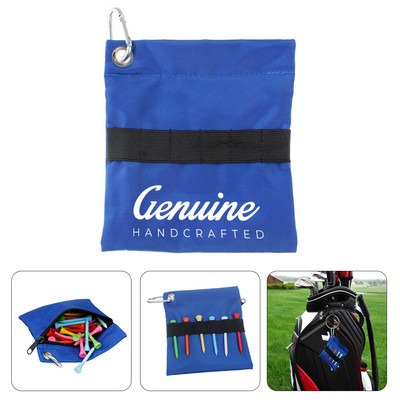Nylon Golf Tee Bag