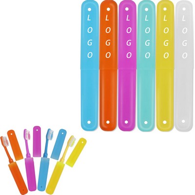 Transparent Portable Toothbrush Case