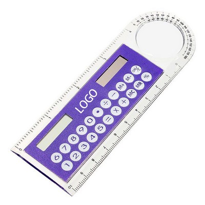 Solar-Powered Multifunctional Ruler Calculator