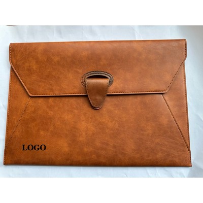 PU Leather Tablet Sleeve Pouch File Organize