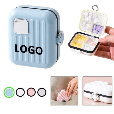 Mini Suitcase Pill Case