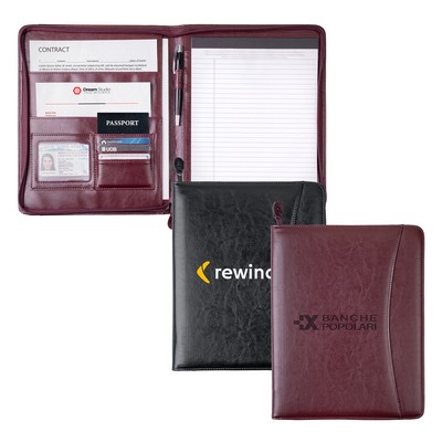 Attache Zippered Padfolio