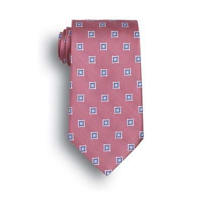Pink Vasari Polyester Tie