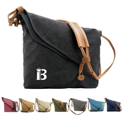 Canvas Crossbody Bag for Women