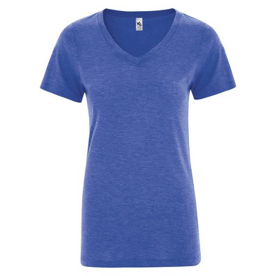 Koi® Ladies' Triblend V-Neck Tee Shirt