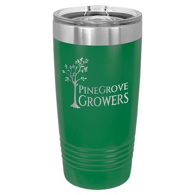 Polar Camel 20 oz. Green Insulated Ringneck Tumbler