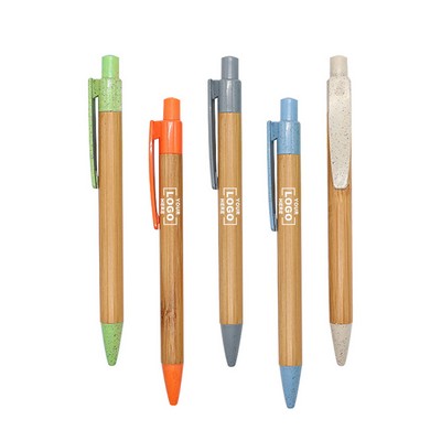 Wooden Eco-Friendly Retractable Ballpoint Pen