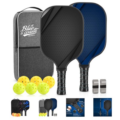 Hardcover Pickle Ball Set