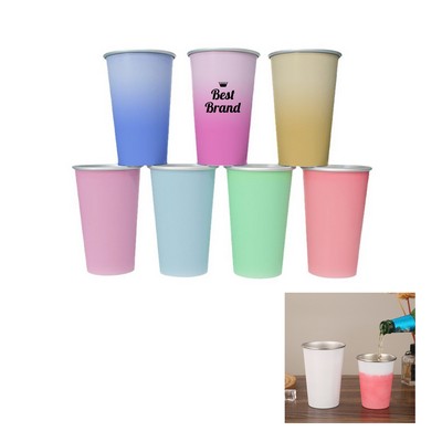 16oz Color Changing Aluminum Cup